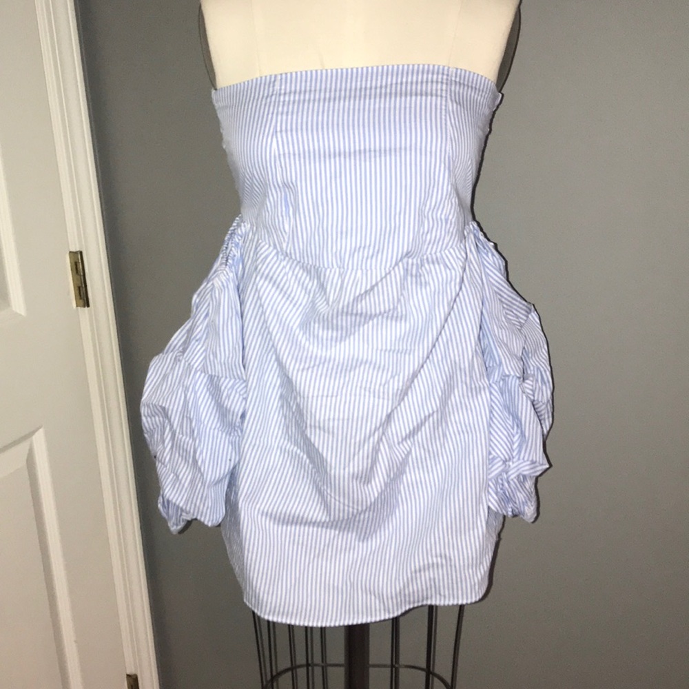 Blouse dress wear off the arm sleeves